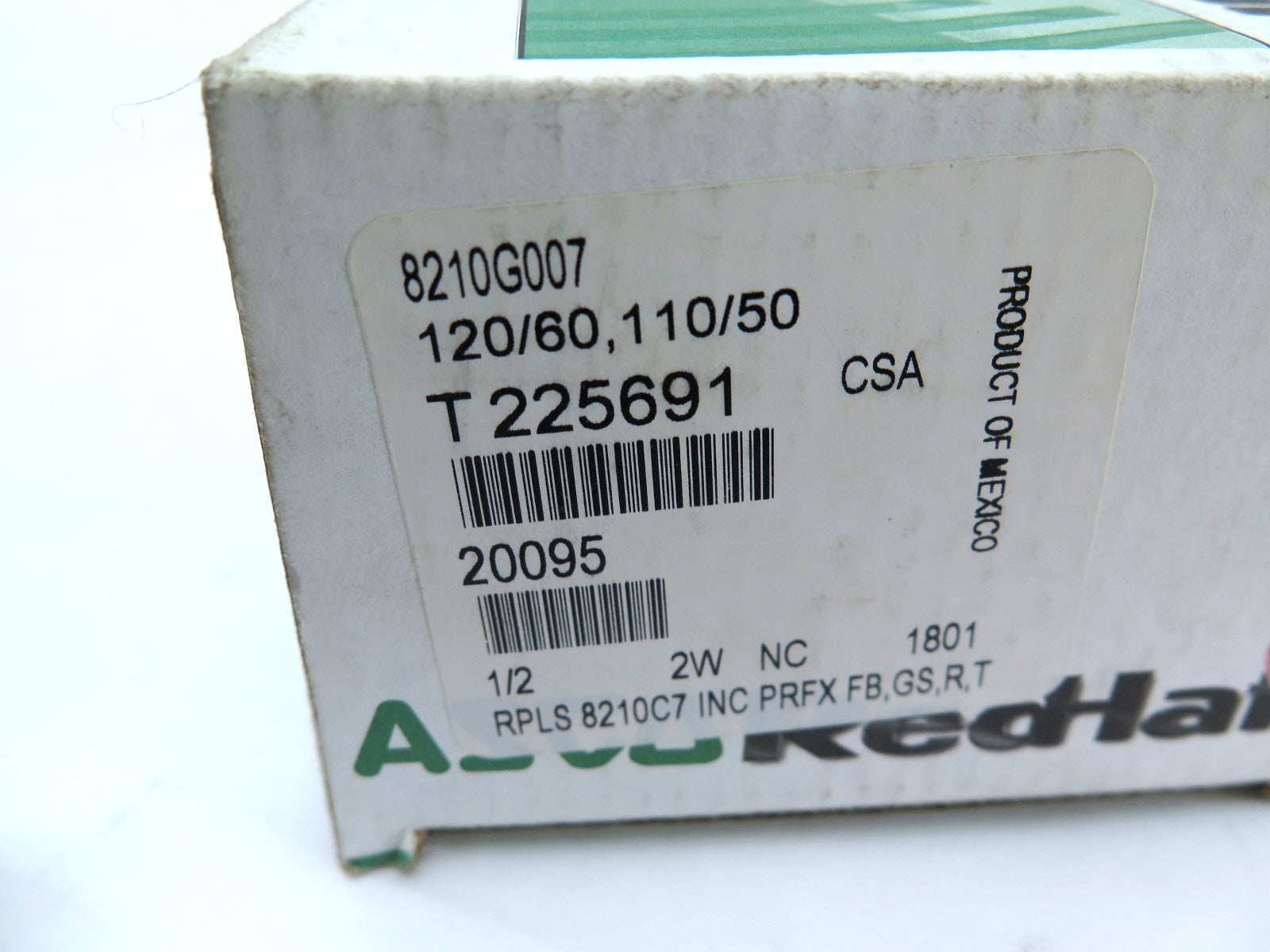 Asco 8210G007 Solenoid Valve 1/2" 120Vac Coil - Advance Operations