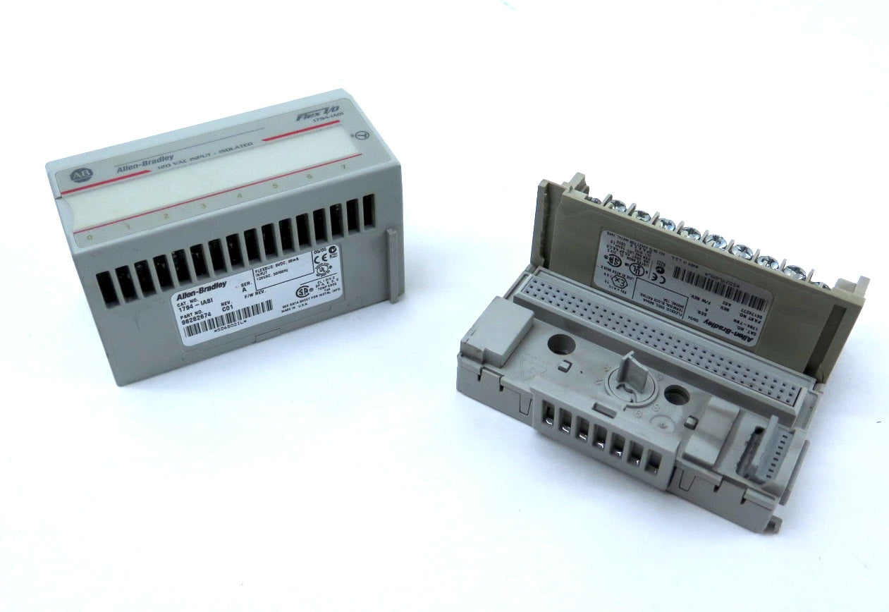 Allen-Bradley 1794-IA8I Flex I/O Isolated Input Module & 1794-TBN Base - Advance Operations