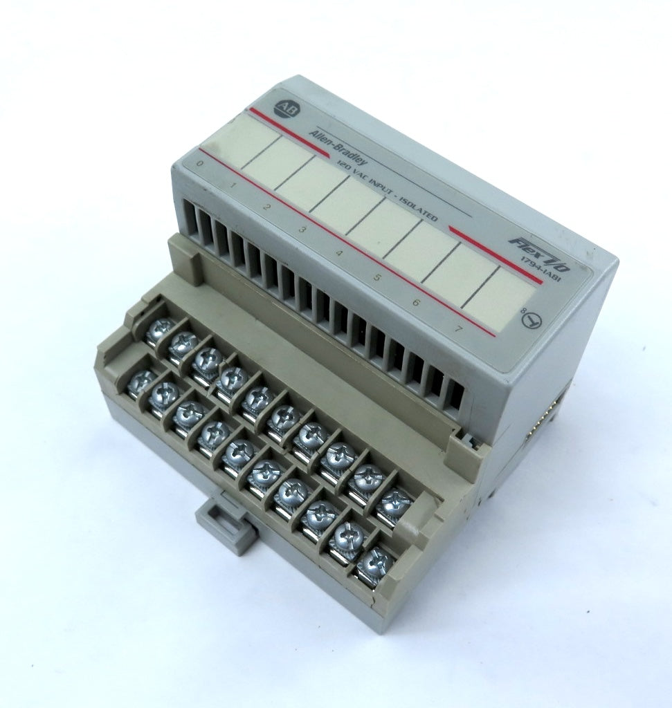 Allen-Bradley 1794-IA8I Flex I/O Isolated Input Module & 1794-TBN Base - Advance Operations