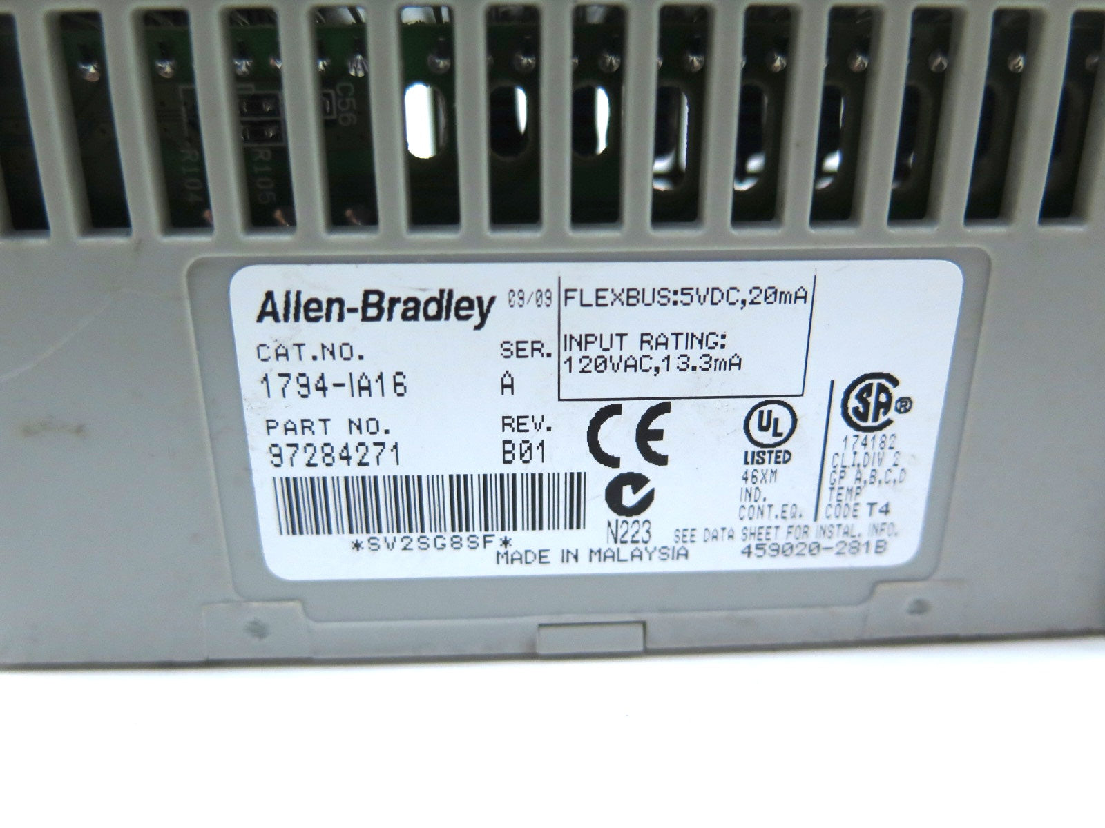 Allen-bradley 1794-IA16 Flex I/O Input Module - Advance Operations