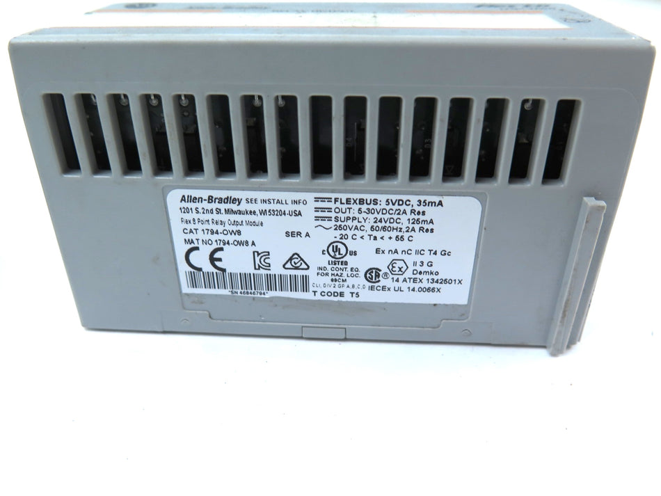 Allen-Bradley 1794-OW8 Flex I/O Relay Digital Output Module LOT OF 2 - Advance Operations