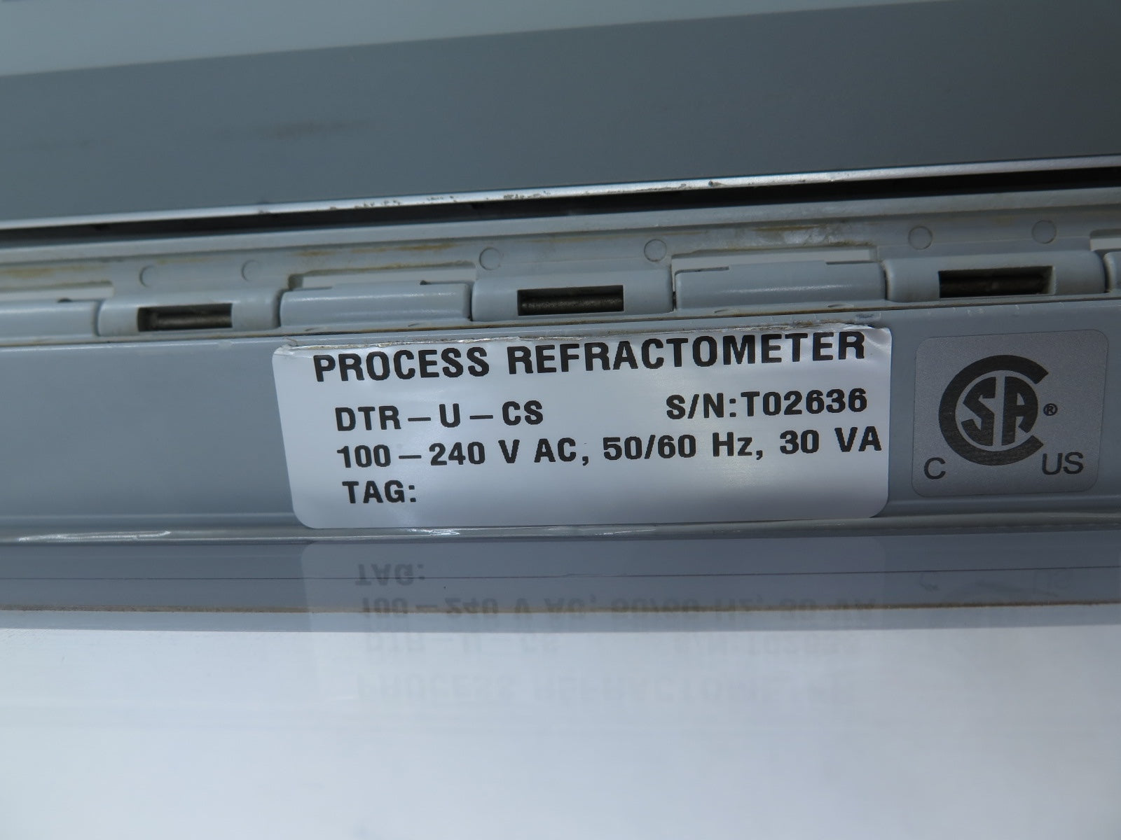 K-Patents DTR-U-CS Process Refractometer Transmitter / Controller 100-240Vac - Advance Operations