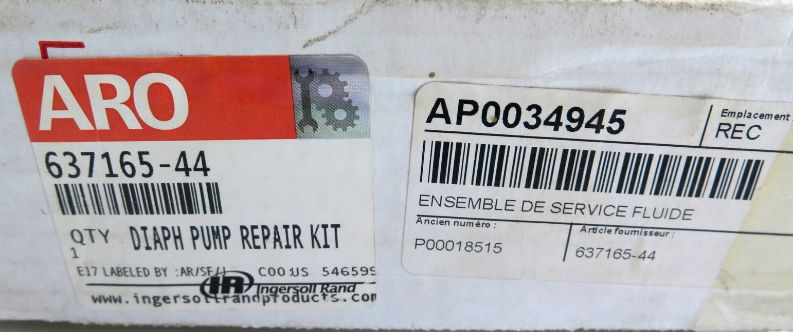 ARO / Ingersoll Rand 637165-44 Diaph Pump Repair Kit - Advance Operations