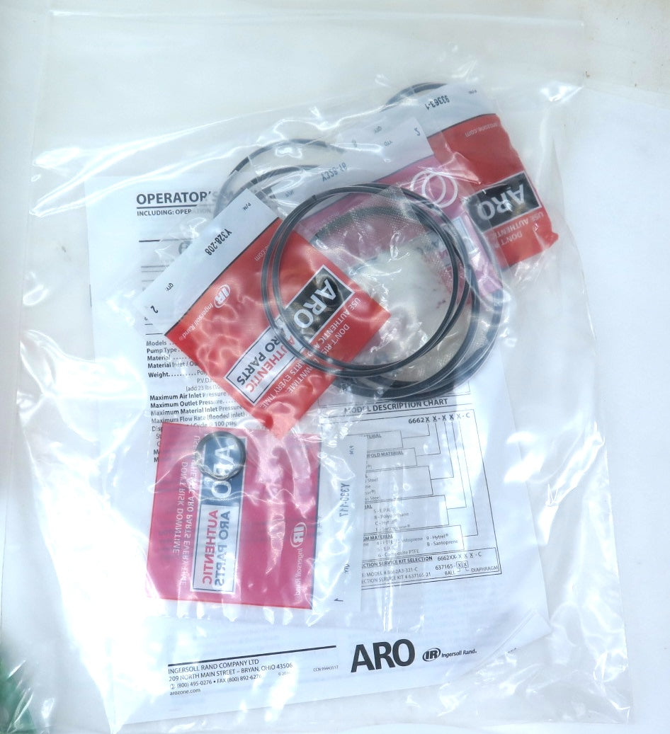 ARO / Ingersoll Rand 637165-44 Diaph Pump Repair Kit - Advance Operations