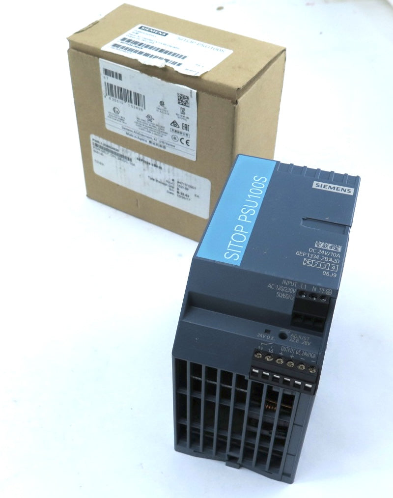 Siemens 6EP1334-2BA20 Power Supply Input 120V-230Vac Output 24Vdc - Advance Operations