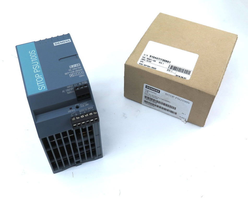 Siemens 6EP1333-3BA10 Power Supply 120-230Vac Input 24Vdc Output - Advance Operations