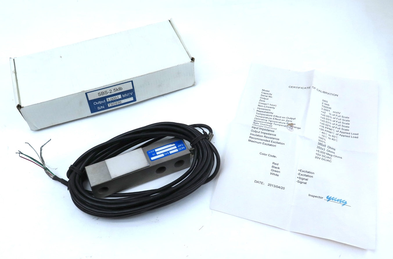 Transcell Technology SBS-2.5KLB Load Cell 2500Lbs - Advance Operations