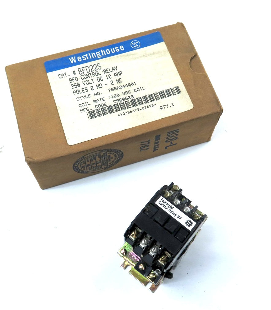 Westinghouse BFD22S Control Relay 120V Coil - Advance Operations