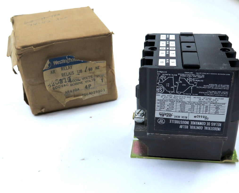 Westinghouse 766A025G01 / AR440* Control Relay - Advance Operations