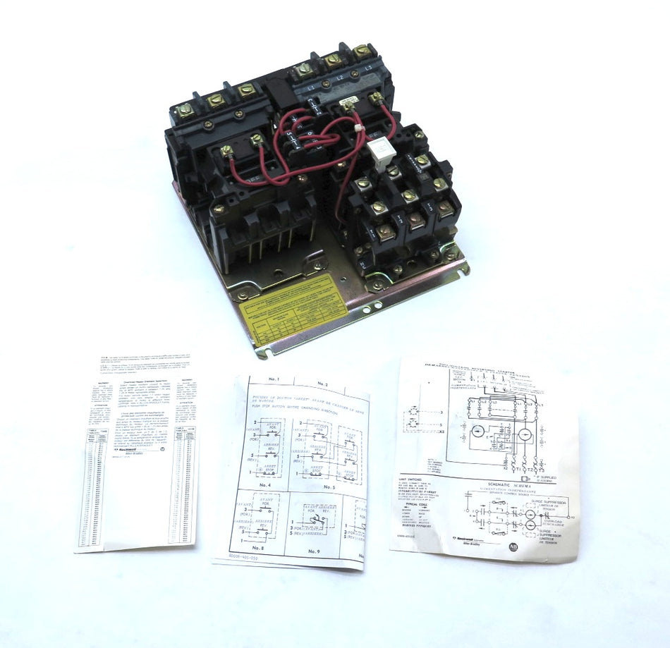 Allen-Bradley 505-AO* Ser.C Reversing Starter Assembly - Advance Operations