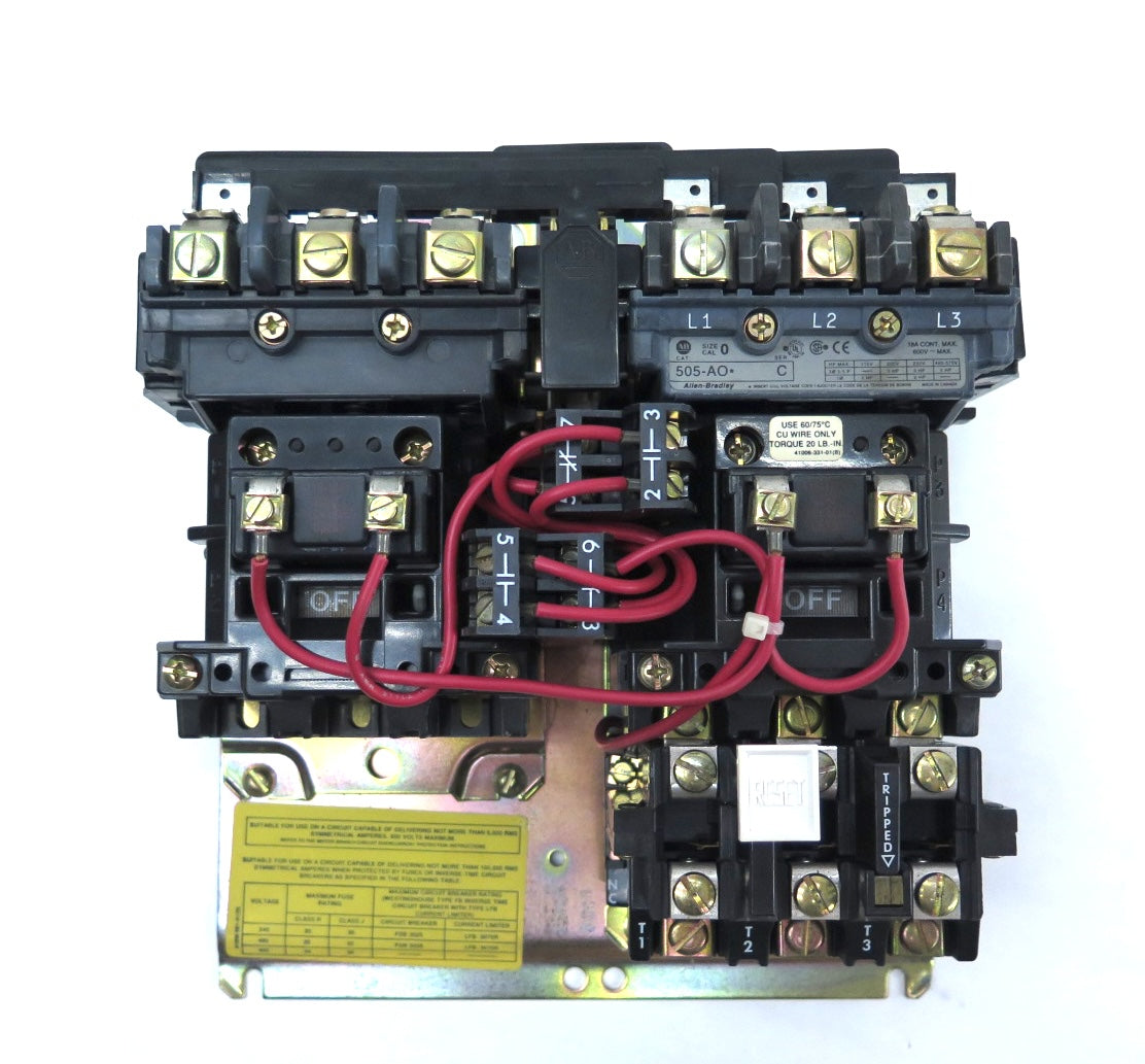 Allen-Bradley 505-AO* Ser.C Reversing Starter Assembly - Advance Operations