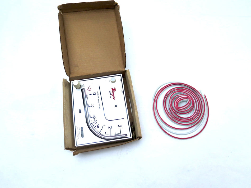 Dwyer Model 25 Mark II Manometer - Advance Operations