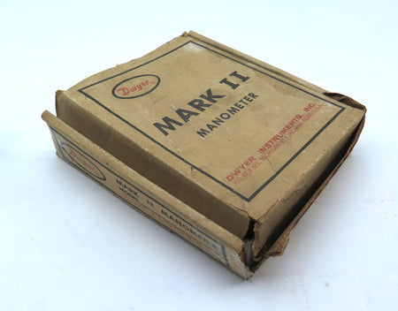 Dwyer Model 25 Mark II Manometer - Advance Operations