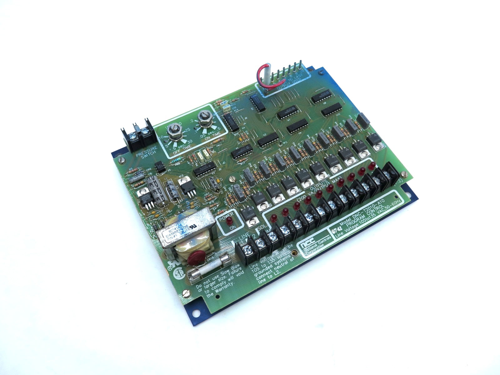 National Controls Corporation DNC-T2010-A10 Timer Board - Advance Operations