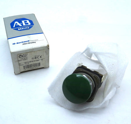 Allen-Bradley 800T-D1A Green Head Push Button Button Switch - Advance Operations