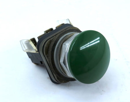 Allen-Bradley 800T-D1A Green Head Push Button - Advance Operations
