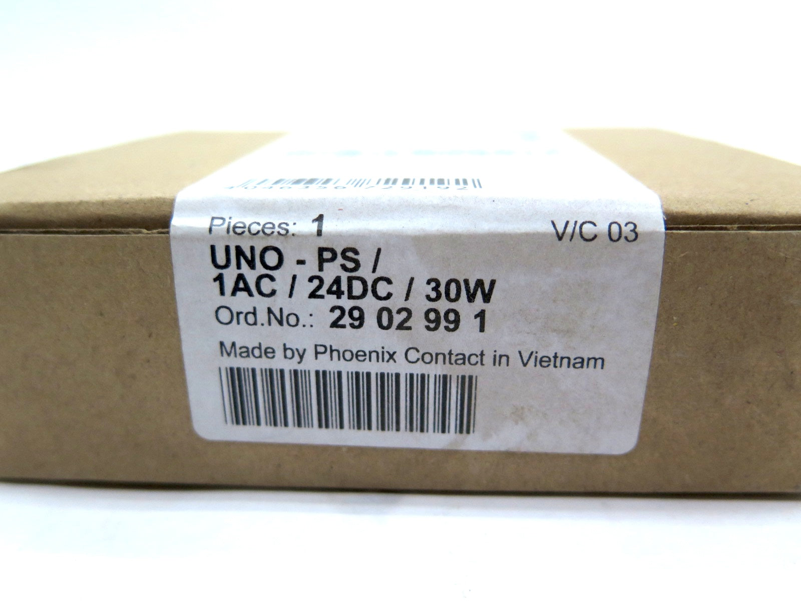 Phoenix Contact UNO-PS Power Supply Unit UNO-PS/1AC/24DC/30W - Advance Operations