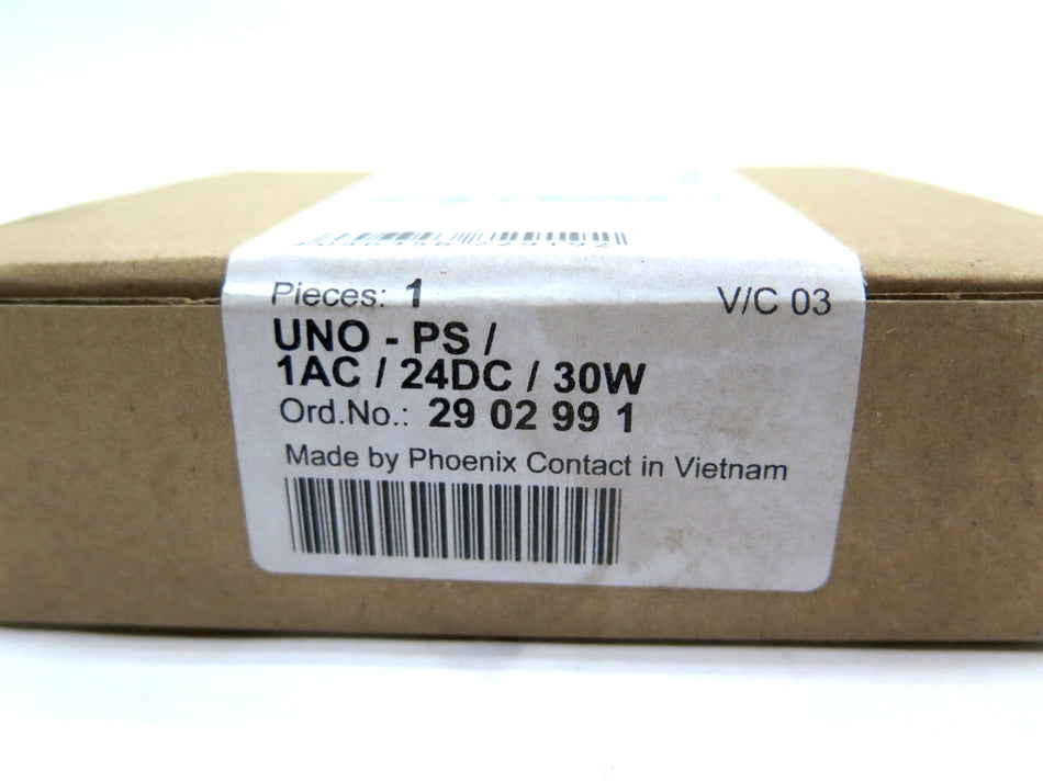 Phoenix Contact UNO-PS Power Supply Unit UNO-PS/1AC/24DC/30W - Advance Operations