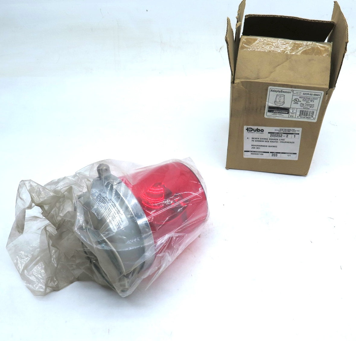 Edwards Signaling 52CR-N5-40WH Adapta Beacon Strobe Red - Advance Operations