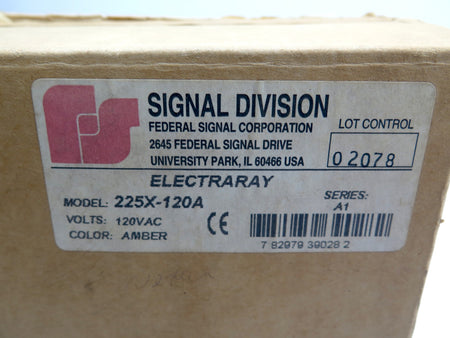 Federal Signal 225X-120A Electray Hazardous Location Warning Light - Advance Operations