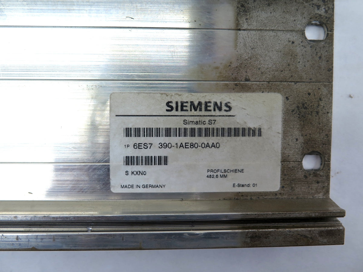 Siemens Simatic S7 6ES7 390-1AE80-0AA0 Mounting Plate - Advance Operations