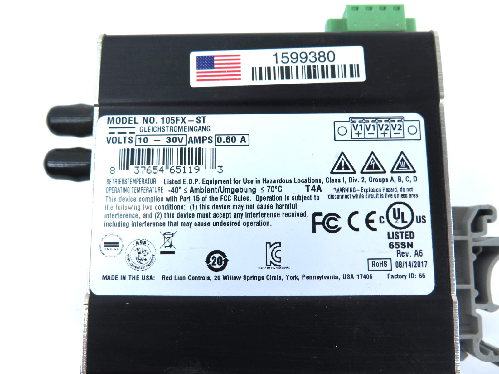 N-TRON 105FX-ST Industrial Ethernet Switch - Advance Operations