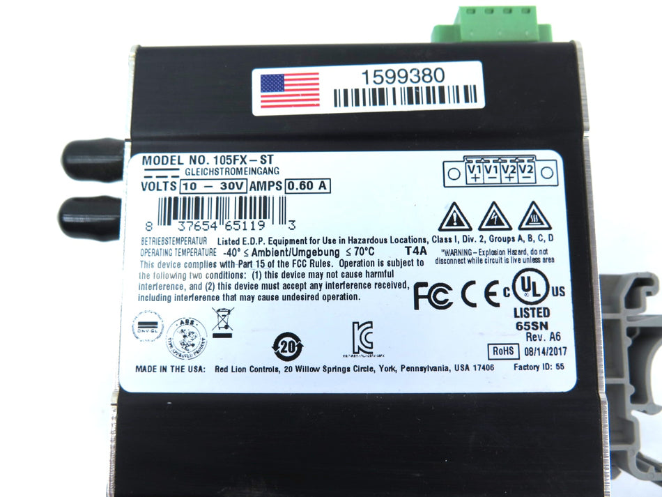 N-TRON 105FX-ST Industrial Ethernet Switch - Advance Operations