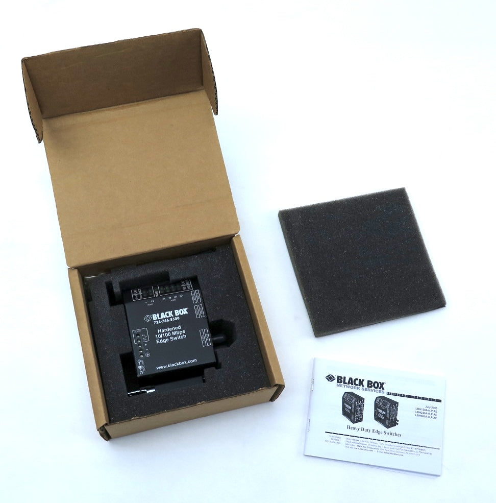 Black Box LBH150A-HD-ST-24 Ethernet Switch 6-Port Industrial 10/100 - Advance Operations