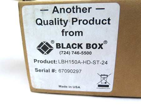 Black Box LBH150A-HD-ST-24 Ethernet Switch 6-Port Industrial 10/100 - Advance Operations