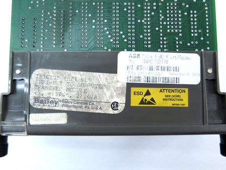 ABB INICT01R / INICT01 Infi 90 Transfer Control Module OFFICIAL REFURBISHED - Advance Operations