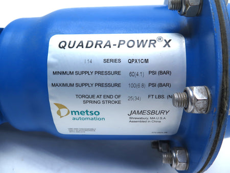 Jamesbury / Metso QPX1C/M Quadra-Powr x Actuator - Advance Operations