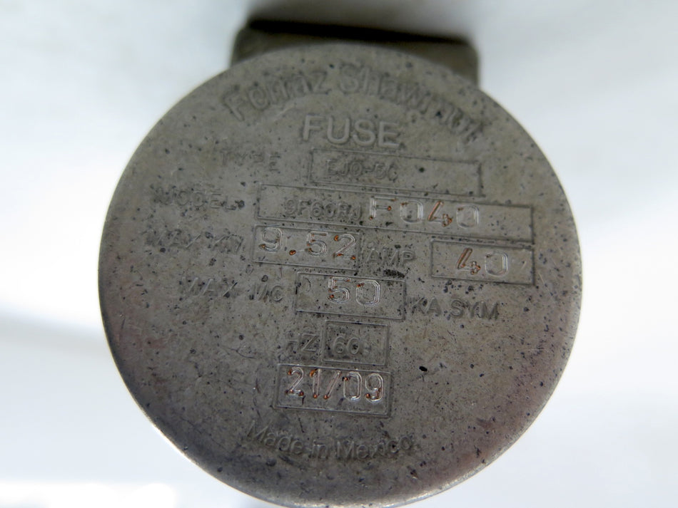Ferraz Shawmut 9F60RJF040 CURRENT LIMITING POWER FUSE 40A - Advance Operations