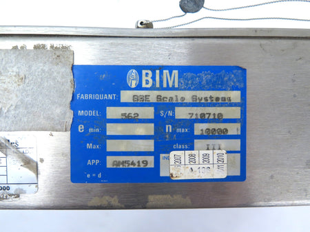 SPX / GSE Digital Scale Indicator Model 562 Stainless Steel Frame - Advance Operations