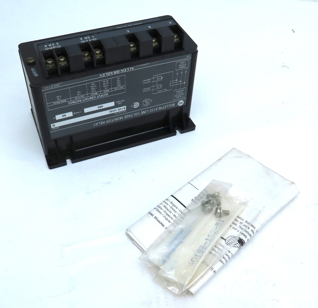 Allen-Bradley 813S-VOB Line Voltage Monitor Relay 480V 3ph - Advance Operations
