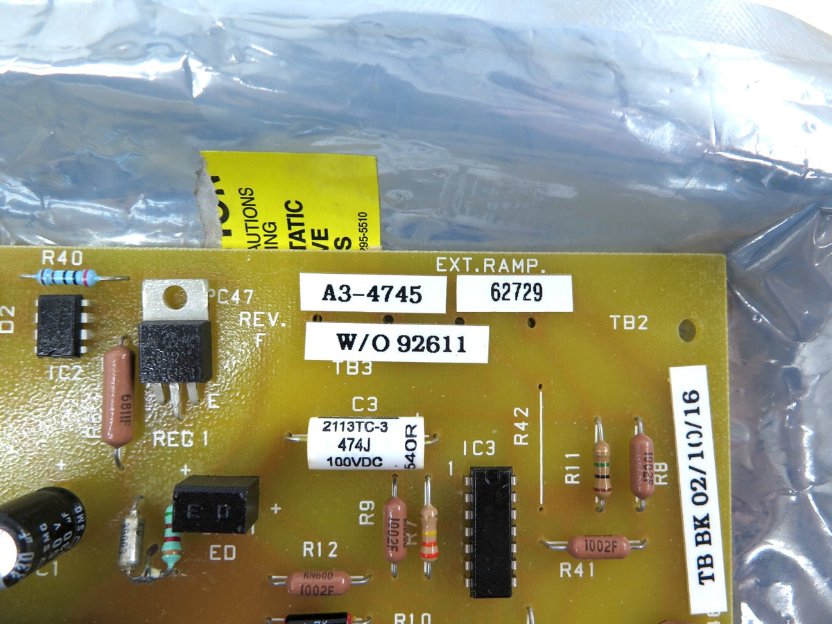 Rapid Electric co PC 47 Rev.e Control Board A3-4745 / W/O 92611 - Advance Operations