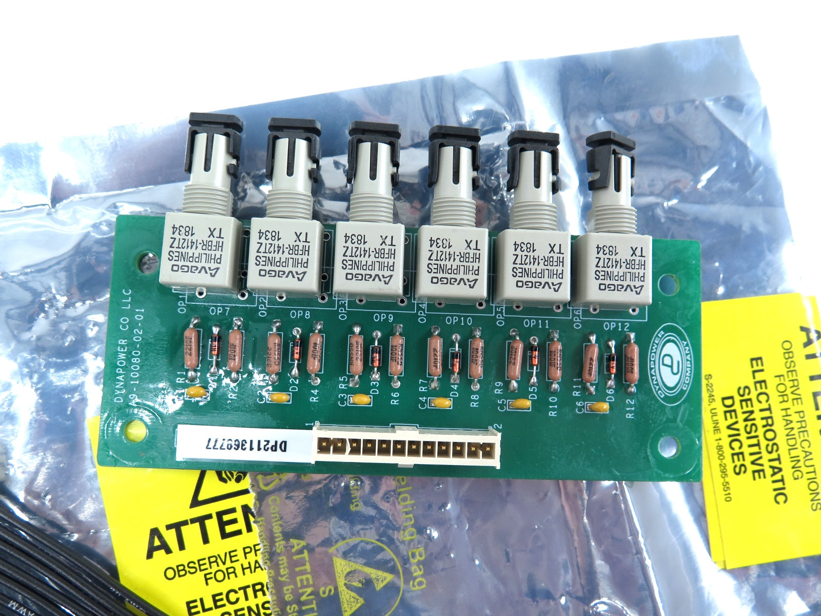 Dynapower Co. LLC A9-10080-01 Proton FOTB 8 Channel Fiber Optic Transmitter - Advance Operations