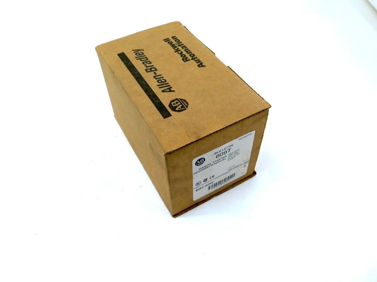 Allen-Bradley 609T-AOW Manual Motor Starter SER.G - Advance Operations