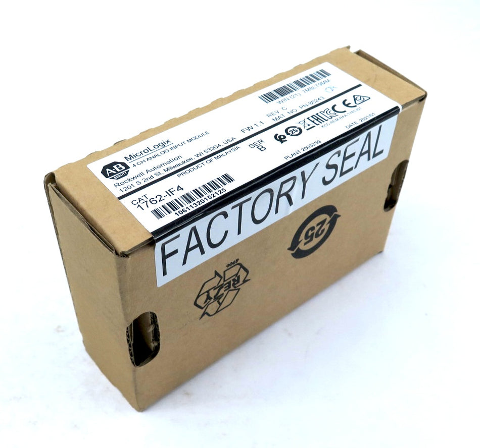 Allen-Bradley 1762-IF4 4 CH ANALOG INPUT MODULE - Advance Operations