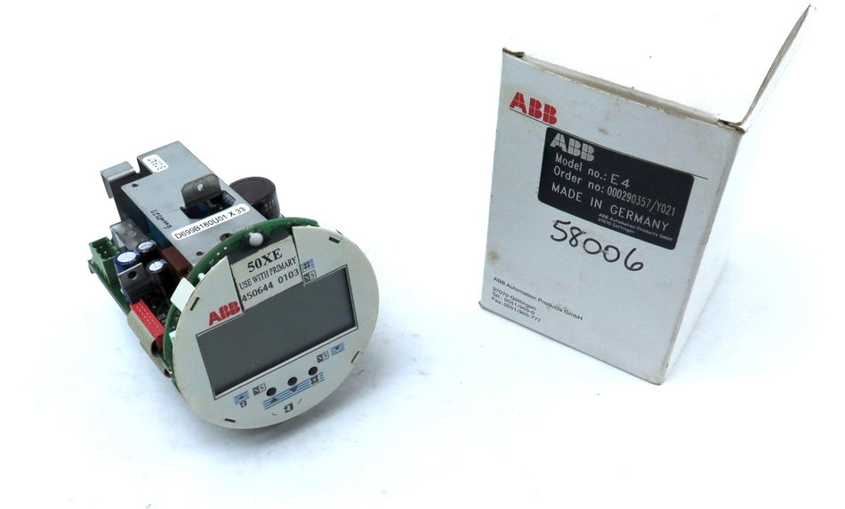 ABB Model E4 / 000290357/Y021 Transmitter Inside Controller - Advance Operations