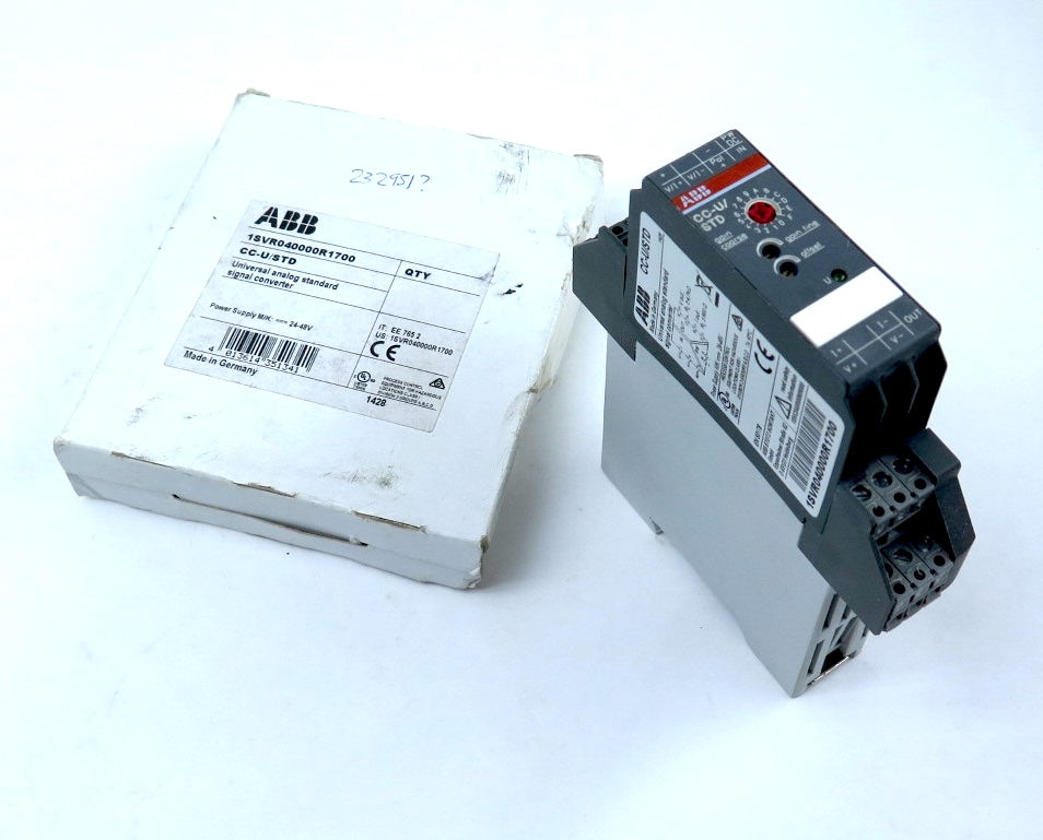 ABB CC-U/STD // 1SVR040000R1700 Analog Signal Converter NEW IN ORIGINAL BOX - Advance Operations