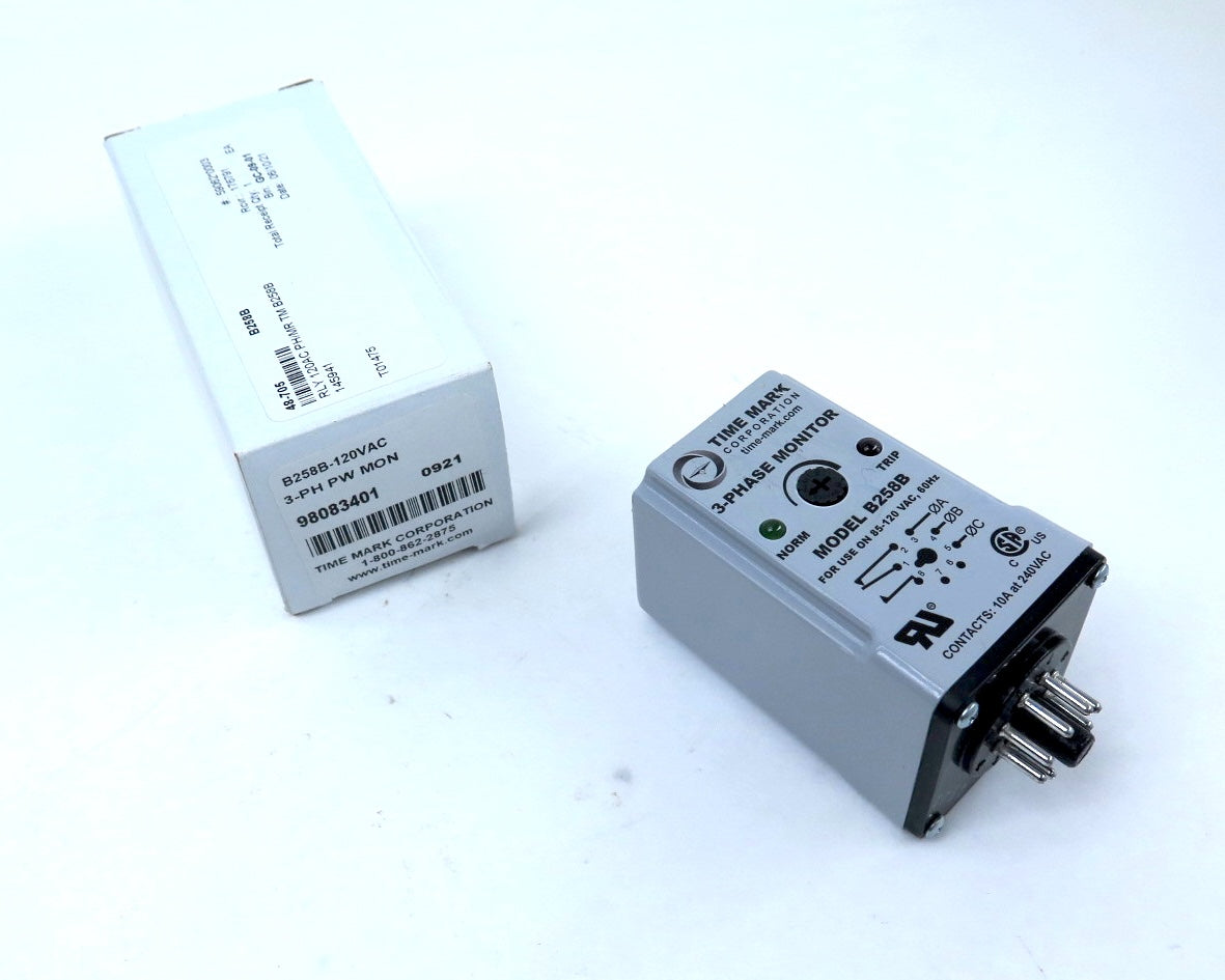 Time Mark Corp. B258B-120VAC 3 Phase Power Monitor - Advance Operations