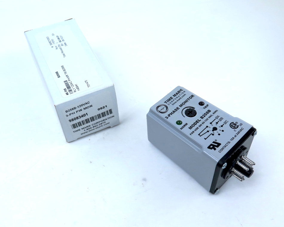 Time Mark Corp. B258B-120VAC 3 Phase Power Monitor - Advance Operations