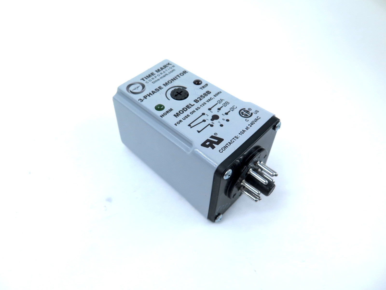 Time Mark Corp. B258B-120VAC 3 Phase Power Monitor - Advance Operations
