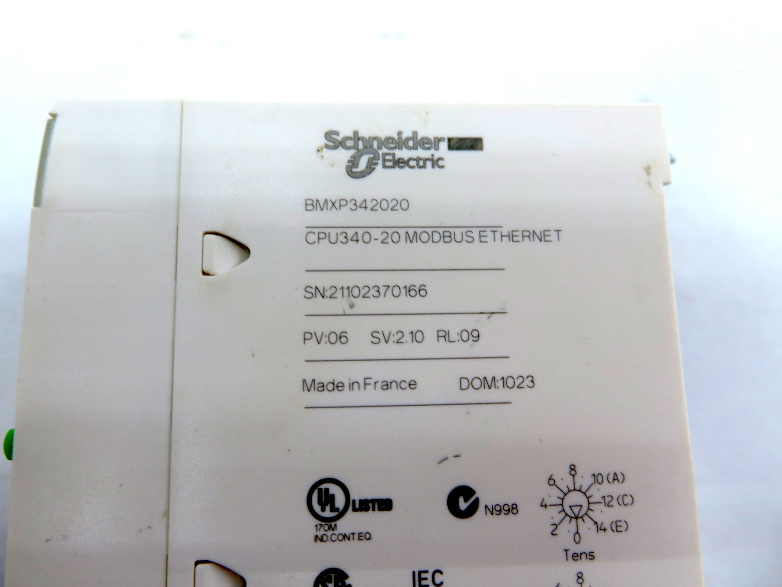 Schneider CPU340-20 MODBUS Ethernet Module BMXP342020 - Advance Operations