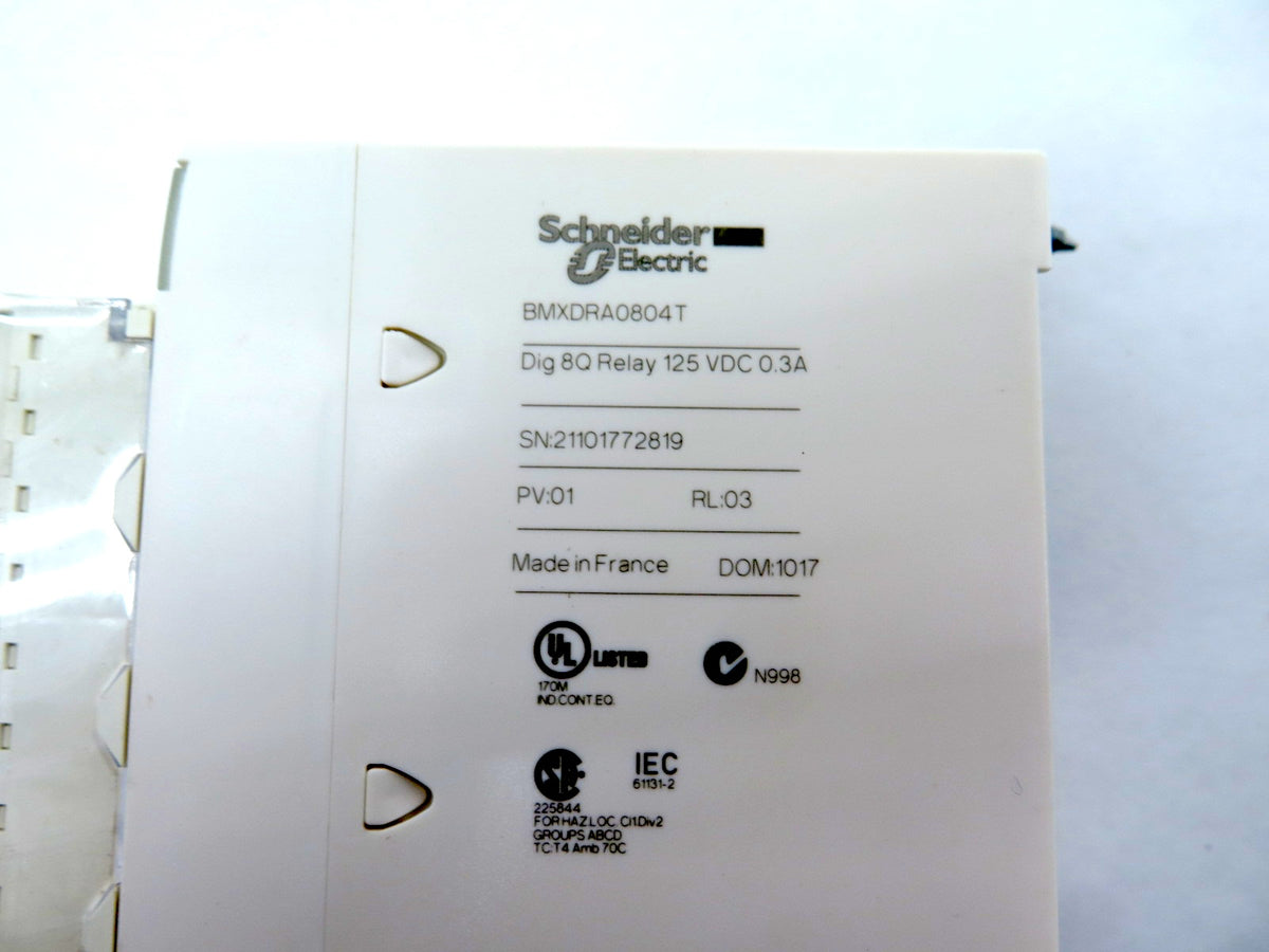 Schneider BMXDRA0804T Digital 80Q Relay 125Vdc 0.3A Module PLC - Advance Operations