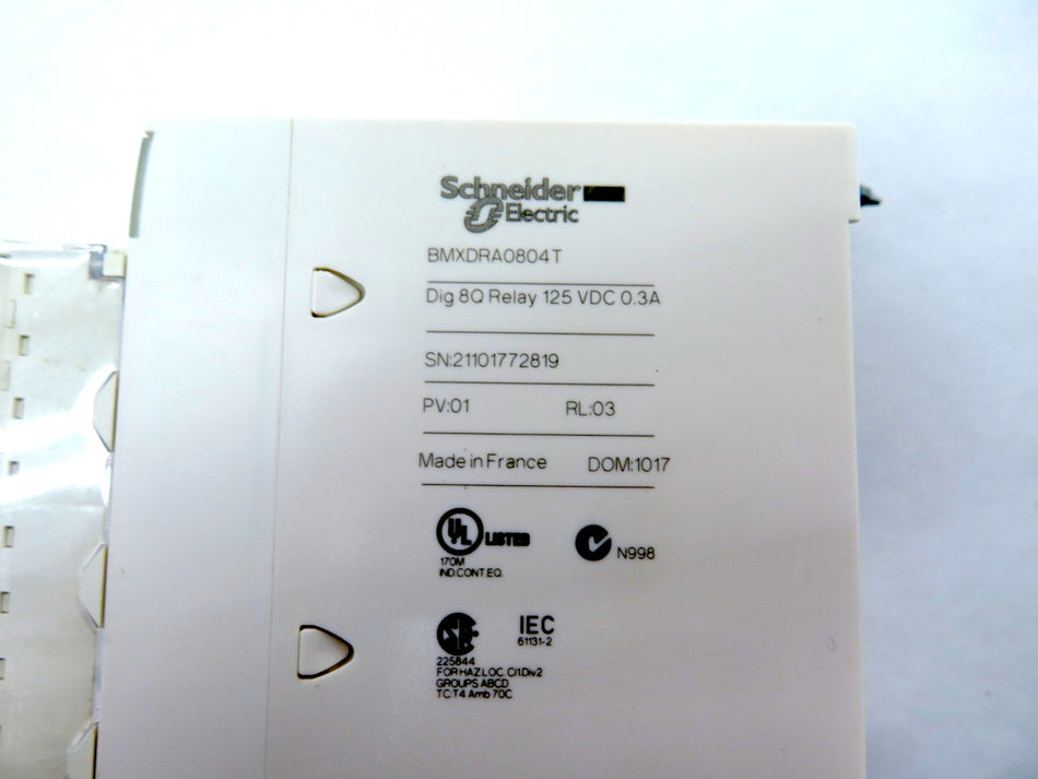 Schneider BMXDRA0804T Digital 80Q Relay 125Vdc 0.3A Module PLC - Advance Operations