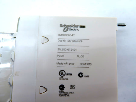 Schneider BMXDDI1604T Digital 16 Input 125Vdc Sink Module - Advance Operations