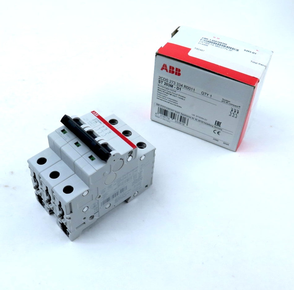 ABB ST 203M-D1 / 2CDS 273 334 R0011 Molded Case Circuit Breaker - Advance Operations