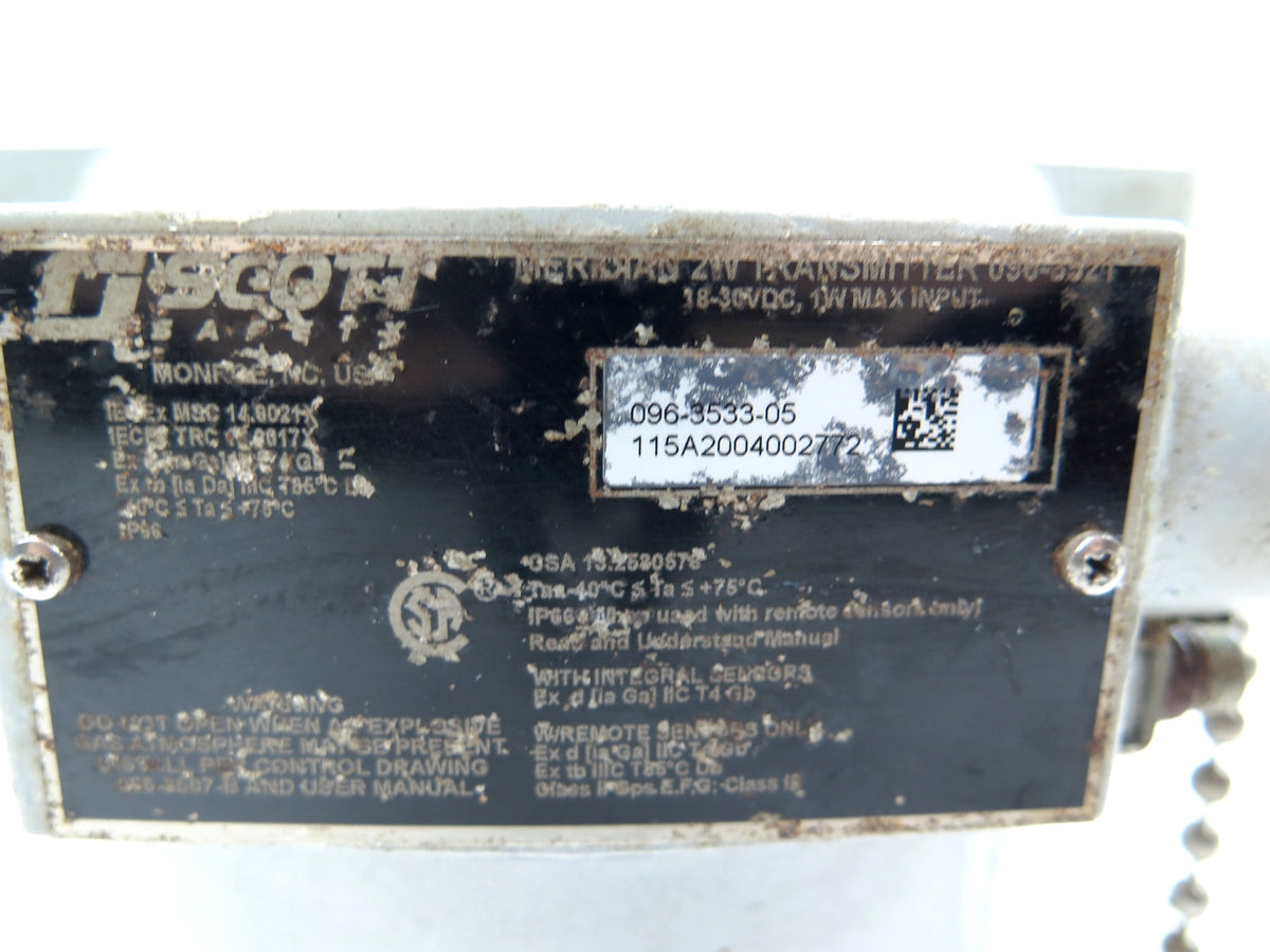 Scott 096-3533-05 Meridian Transmitter & Sensor - Advance Operations