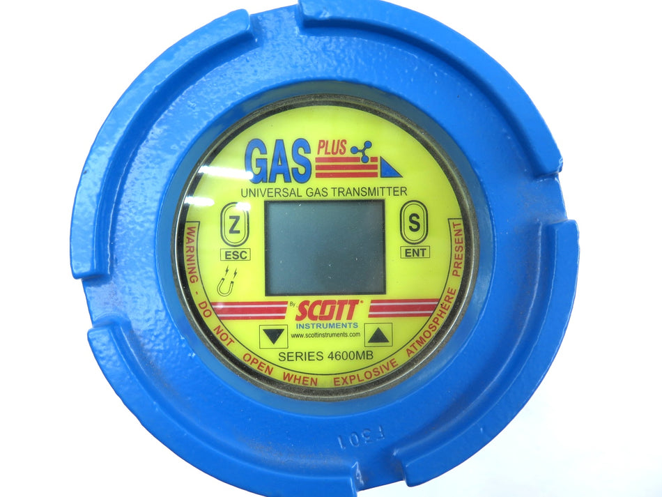 Scott instruments 4600MB Gas Plus Universal Gas Transmitter & O2 Sensor - Advance Operations